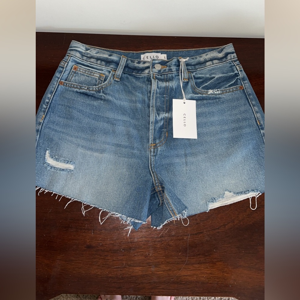 Cello Light Blue Denim Shorts